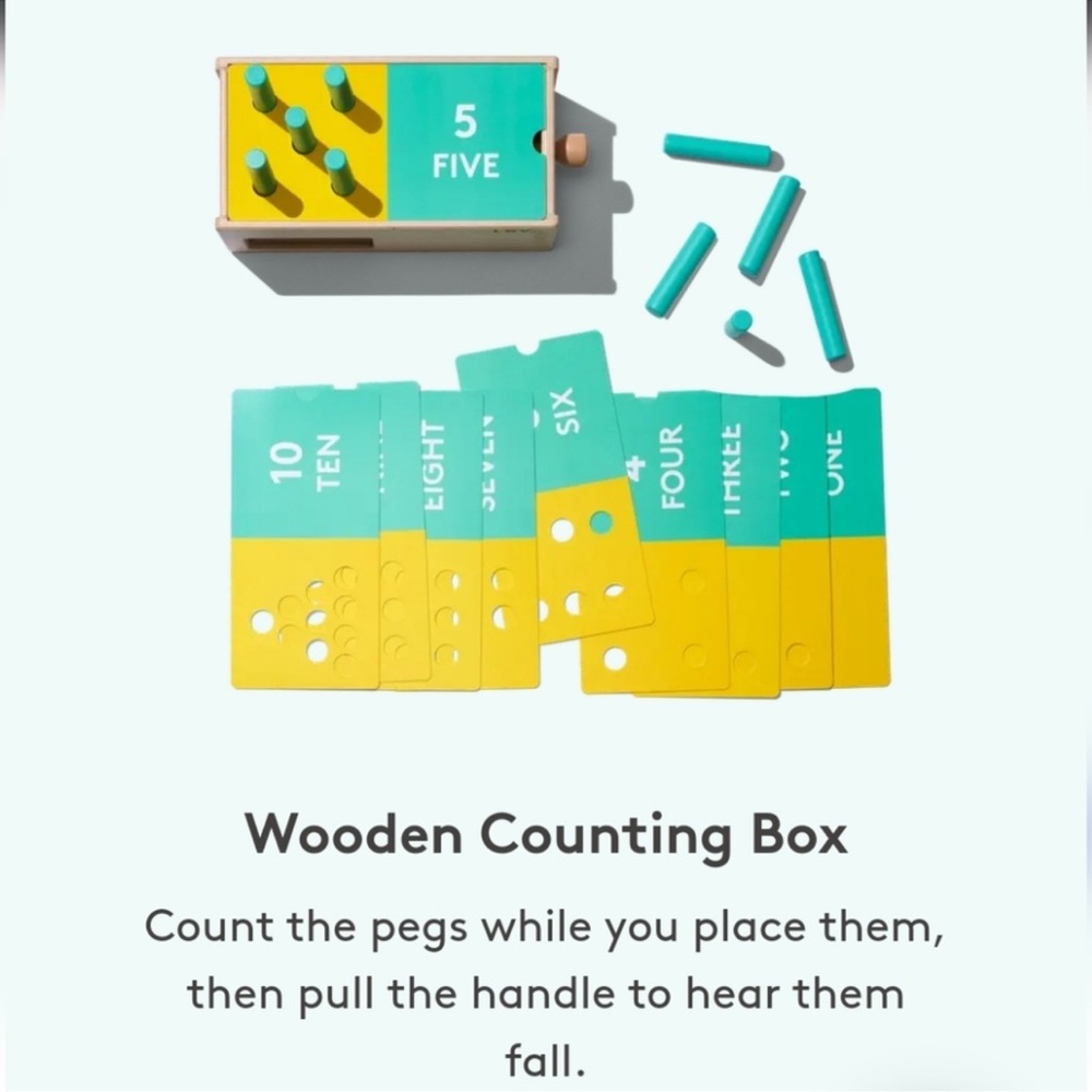 Lovevery Wooden Counting Box